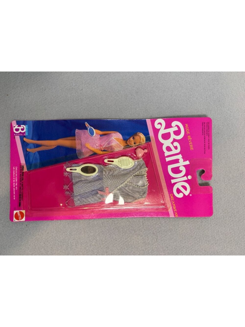 Barbie Mode Rêverie Dreamwear Fashion Doll Outfit Silver Pink Accessories NWB